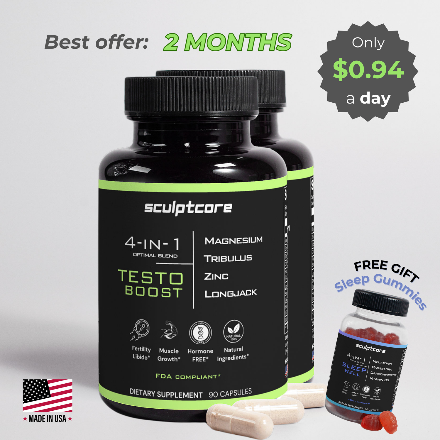 4-IN-1 Testo Boost